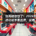 别再被忽悠了！2026年选功能手表品牌，就看这5个硬指标（图2）