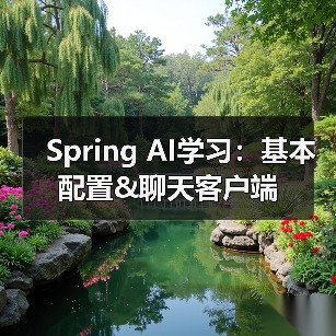 Spring AI学习：基本配置&聊天客户端
