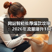 网站智能推荐爆款攻略：2026年流量提升182%的3个狠招