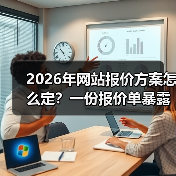 2026年网站报价方案怎么定？一份报价单暴露90%公司坑在哪（图2）