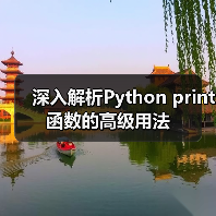 深入解析Python print函数的高级用法
