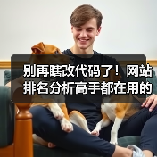 别再瞎改代码了！网站排名分析高手都在用的3个核心心法（图3）