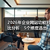 2026年企业网站功能对比分析：5个维度选出真正能帮你赚钱的官网（图2）