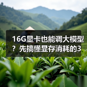 16G显卡也能调大模型？先搞懂显存消耗的3大核心原因（图3）