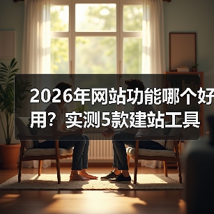 2026年网站功能哪个好用?实测5款建站工具,看完少走3年弯路(图1) 2026年网站功能哪个好用?实测5款建站工具,看完少走3年弯路(图1)