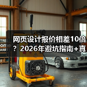 网页设计报价相差10倍?2026年避坑指南+真实成本拆解(图3) 网页设计报价相差10倍?2026年避坑指南+真实成本拆解(图3)