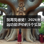 别再凭感觉!2026年网站功能评价的5个实战维度(图2) 别再凭感觉!2026年网站功能评价的5个实战维度(图2)