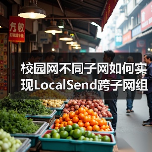校园网不同子网如何实现LocalSend跨子网组播发现?(图4) 校园网不同子网如何实现LocalSend跨子网组播发现?(图4)