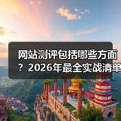 网站测评包括哪些方面?2026年最全实战清单(建议收藏)(图2) 网站测评包括哪些方面?2026年最全实战清单(建议收藏)(图2)