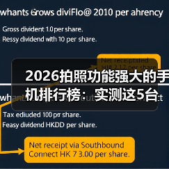 2026拍照功能强大的手机排行榜:实测这5台让我扔掉相机(图2) 2026拍照功能强大的手机排行榜:实测这5台让我扔掉相机(图2)