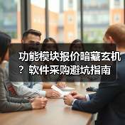 功能模块报价暗藏玄机?软件采购避坑指南(图2) 功能模块报价暗藏玄机?软件采购避坑指南(图2)