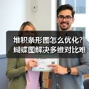 堆积条形图怎么优化?蝴蝶图解决多维对比难题(图2) 堆积条形图怎么优化?蝴蝶图解决多维对比难题(图2)