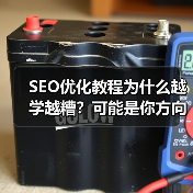 SEO优化教程为什么越学越糟？可能是你方向错了（图3）