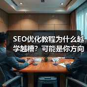 SEO优化教程为什么越学越糟？可能是你方向错了（图2）