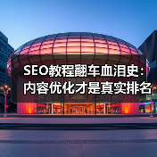 SEO教程翻车血泪史：内容优化才是真实排名关键（图3）