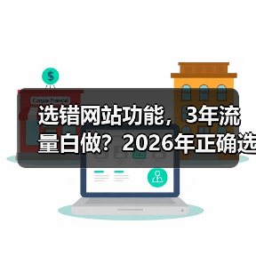 选错网站功能,3年流量白做?2026年正确选择指南(图1) 选错网站功能,3年流量白做?2026年正确选择指南(图1)