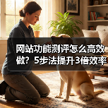 网站功能测评怎么高效做？5步法提升3倍效率（图2）