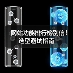 网站功能排行榜别信！选型避坑指南（图2）