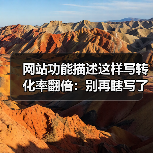 网站功能描述这样写转化率翻倍:别再瞎写了!(图4) 网站功能描述这样写转化率翻倍:别再瞎写了!(图4)