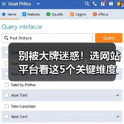 别被大牌迷惑！选网站平台看这5个关键维度，避开排行榜陷阱