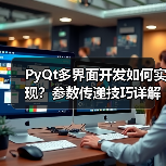 PyQt多界面开发如何实现?参数传递技巧详解(图3) PyQt多界面开发如何实现?参数传递技巧详解(图3)