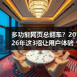 多功能网页总翻车?2026年这3招让用户体验飙升(图3) 多功能网页总翻车?2026年这3招让用户体验飙升(图3)
