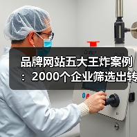 品牌网站五大王炸案例：2000个企业筛选出转化率提升的秘密（图2）