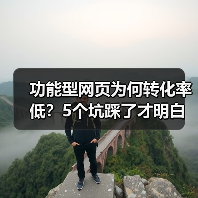 功能型网页为何转化率低？5个坑踩了才明白（图4）