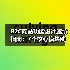B2C网站功能设计避坑指南：7个核心模块助你高效转化
