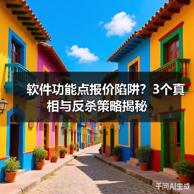 软件功能点报价陷阱？3个真相与反杀策略揭秘（图2）