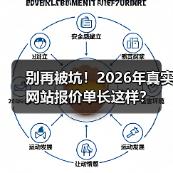 别再被坑！2026年真实网站报价单长这样？（图3）