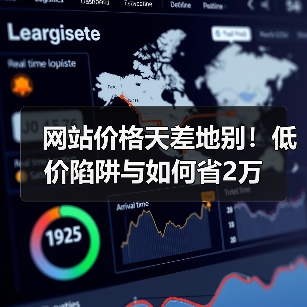 网站价格天差地别!低价陷阱与如何省2万(图1) 网站价格天差地别!低价陷阱与如何省2万(图1)