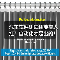 汽车软件测试还能靠人扛?自动化才是出路!(图1) 汽车软件测试还能靠人扛?自动化才是出路!(图1)