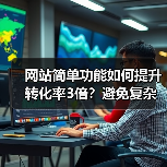 网站简单功能如何提升转化率3倍?避免复杂设计的三大误区(图1) 网站简单功能如何提升转化率3倍?避免复杂设计的三大误区(图1)