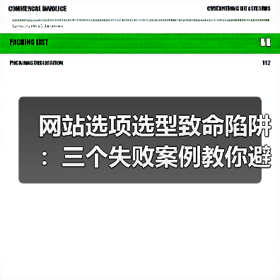 网站选项选型致命陷阱：三个失败案例教你避坑指南（图2）