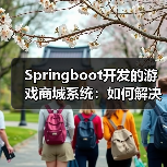 Springboot开发的游戏商城系统：如何解决游戏交易难题？（图4）