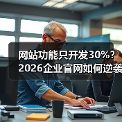 网站功能只开发30%？2026企业官网如何逆袭赚钱（图4）