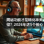网站功能才是转化率关键？2026年这5个核心功能你必须知道