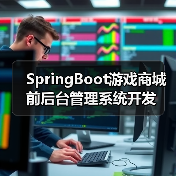 SpringBoot游戏商城前后台管理系统开发（图3）