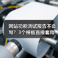 网站功能测试报告不会写?3个模板直接套用避坑指南(图1) 网站功能测试报告不会写?3个模板直接套用避坑指南(图1)