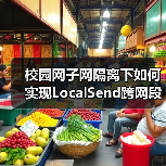 校园网子网隔离下如何实现LocalSend跨网段发现？