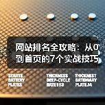 网站排名全攻略：从0到首页的7个实战技巧