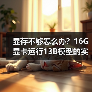 显存不够怎么办？16G显卡运行13B模型的实战技巧（图4）