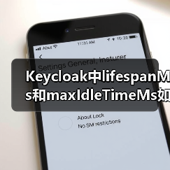 Keycloak中lifespanMs和maxIdleTimeMs如何影响会话超时？（图3）