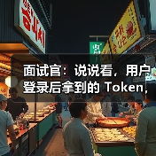 面试官：说说看，用户登录后拿到的 Token，你应该怎么存？存哪里？
