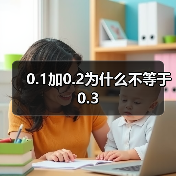 0.1加0.2为什么不等于0.3