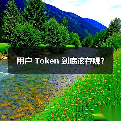 用户 Token 到底该存哪?(图2) 用户 Token 到底该存哪?(图2)