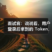 面试官：说说看，用户登录后拿到的 Token，你应该怎么存？存哪里？（图3）