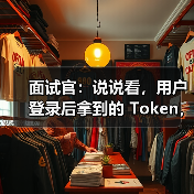 面试官：说说看，用户登录后拿到的 Token，你应该怎么存？存哪里？（图4）