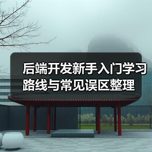 后端开发新手入门学习路线与常见误区整理